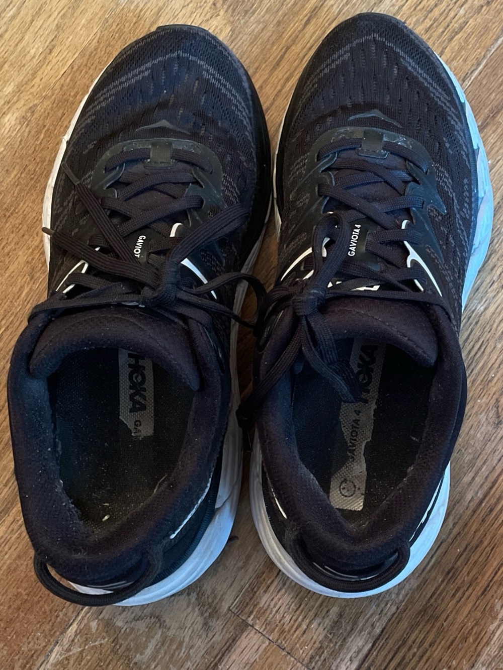 Hoka One One Black Athletic Running Shoes